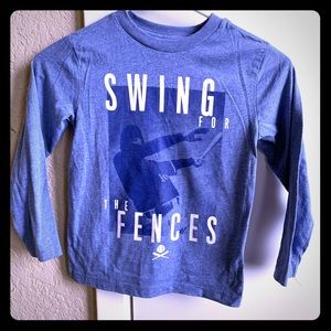 Set of 4 long sleeve cotton t shirts size 5-6